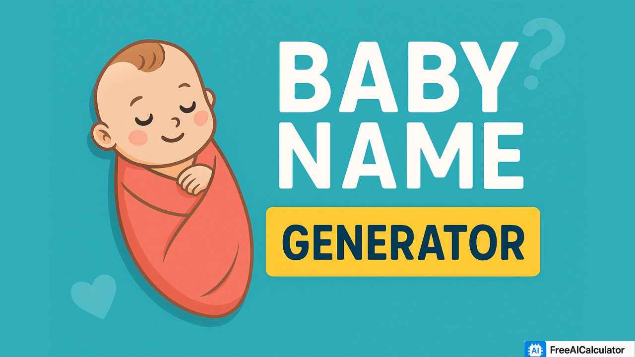 Baby Name Generator Online Free Tool