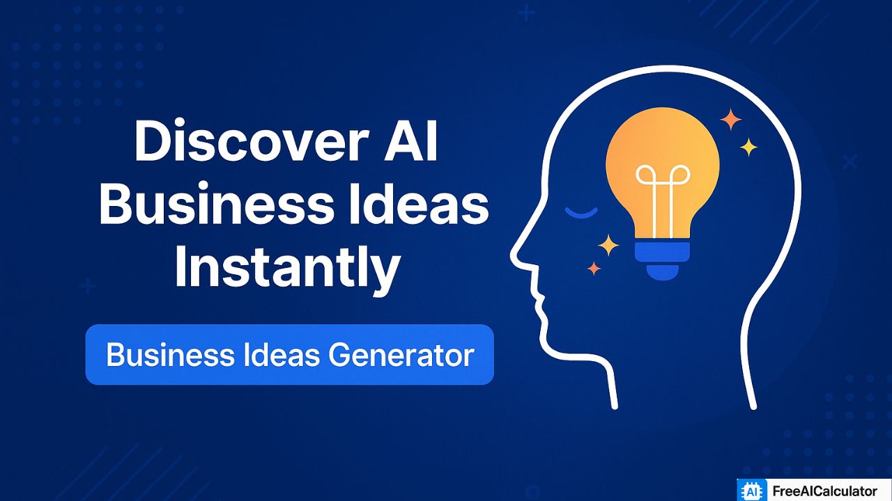 Free AI Business Idea Generator Online