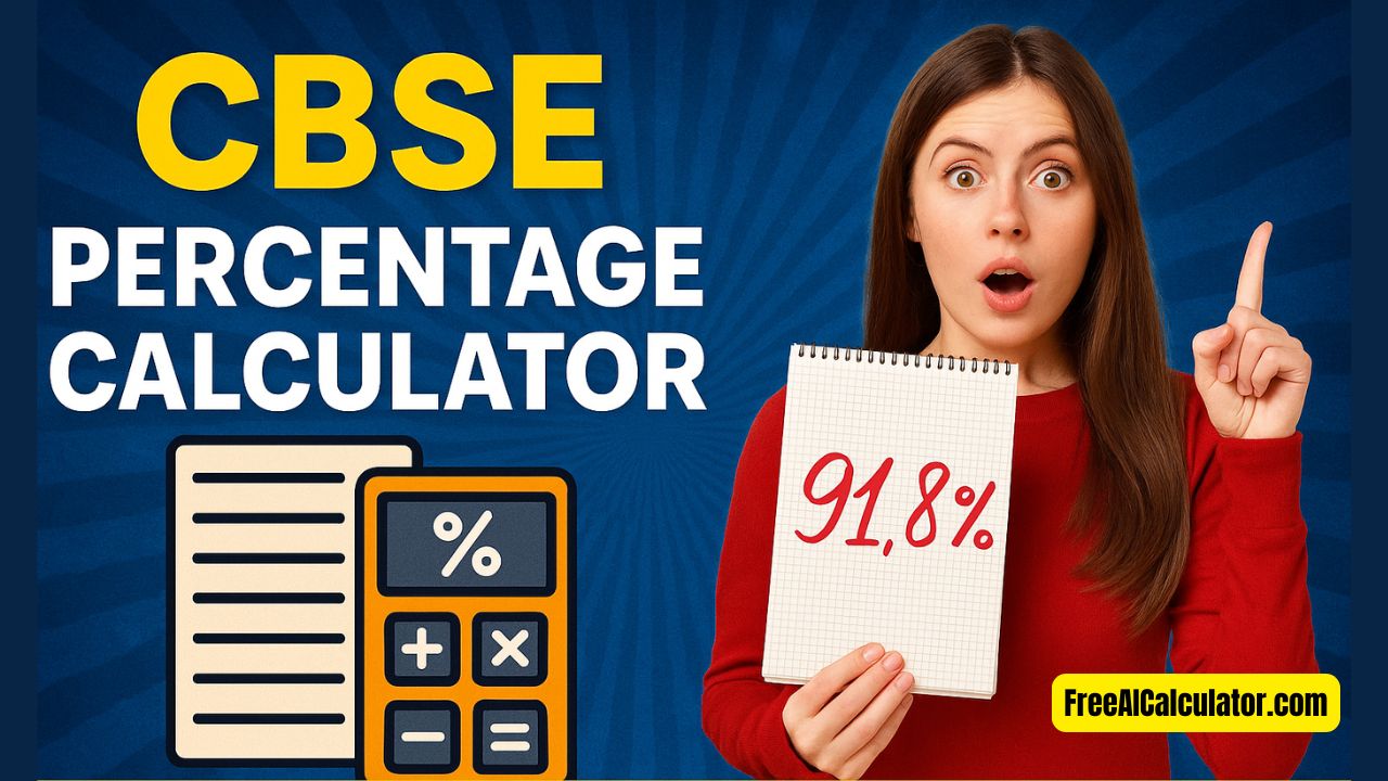 CBSE Percentage Calculator Online