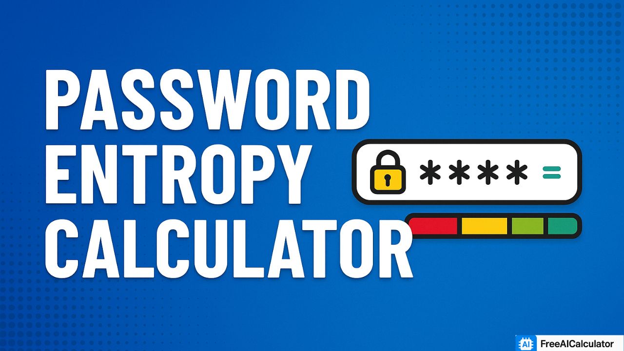 Password Entropy Calculator Online